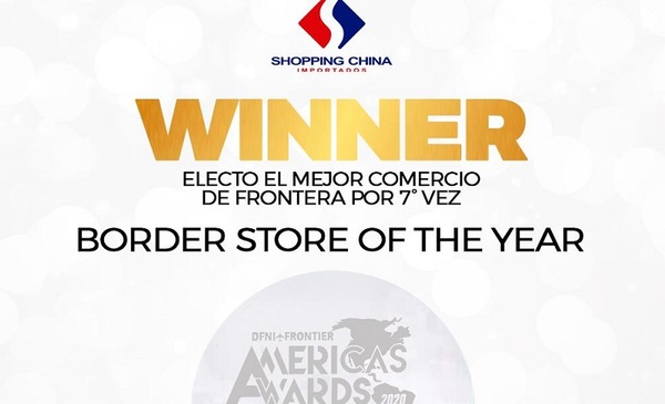 Shopping China obtiene el premio DFNI-Frontier 2020 por séptima vez