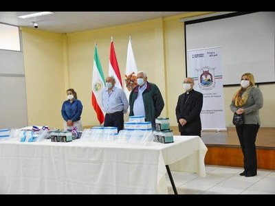 Consejo de Desarrollo Departamental de Itapúa entregó insumos y equipos de bioseguridad