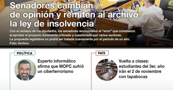 La Nación / LN PM: Las noticias más relevantes de la siesta del 29 de octubre