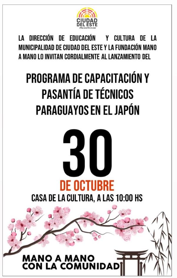 Preparan pasantía de técnicos paraguayos en Japón - Noticde.com