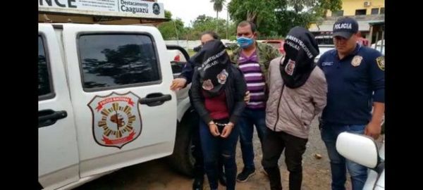 Detienen a un joven y a una adolescente por asaltos a gasolineras en Caaguazú