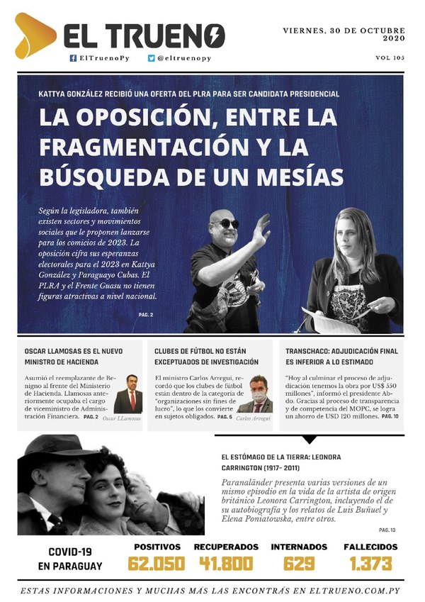 E-paper 30 de Octubre 2020 - El Trueno
