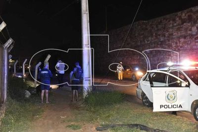 Motociclista falleció tras colisionar contra poste en Limpio - Nacionales - ABC Color