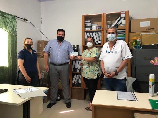 MUNICIPALIDAD DE FRAM ENTREGÓ MILLONARIO APORTE A HOSPITAL LOCAL