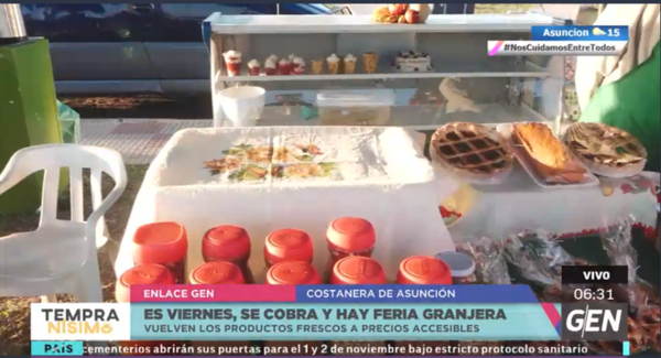 HOY / Volvió la Feria Granjera en la Costanera de Asunción, tras meses de pausa por la pandemia