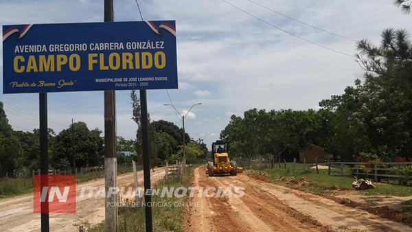 CON MÁQUINAS MUNICIPALES, INICIAN TAREAS DE REPARACIÓN DE RUTA 8 TRAMO VIEJO