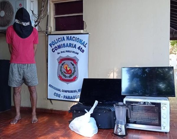 Ladrón que mantenía en zozobra a vecinos por fin cae preso con varias evidencias – Diario TNPRESS