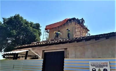 Prosigue sin pausas la recuperación histórica de la estación de tren de Pirayú | .::Agencia IP::.
