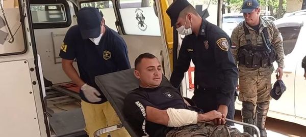 Uniformado herido tras enfrentamiento con supuestos sintierras en Yhú - Nacionales - ABC Color