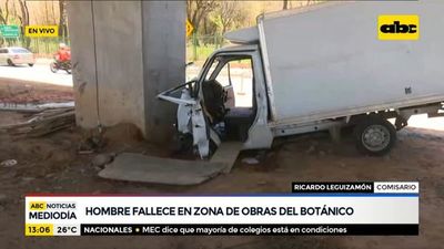 Fatal accidente en zona de obras del corredor vial botánico - ABC Noticias - ABC Color