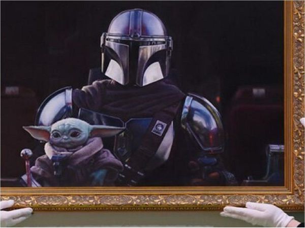 National Portrait Gallery de Londres expone un retrato de Baby Yoda