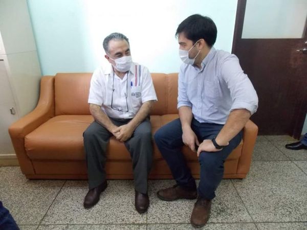 Vice Ministro de Salud en Pedro Juan Caballero