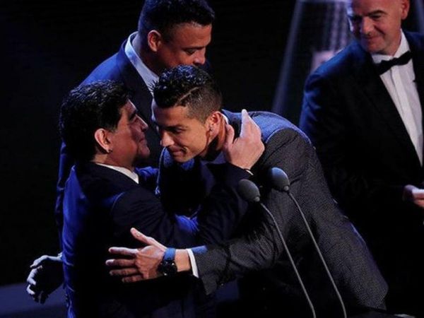 La simpática felicitación de Cristiano a Maradona