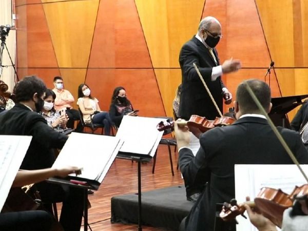 Músicos satisfechos con primer concierto en forma presencial