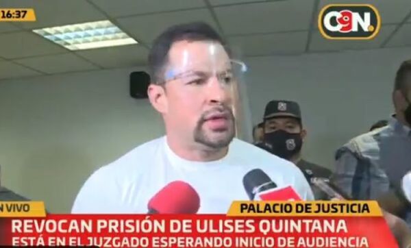 Quintana queda en libertad y dice que es víctima de injusticia