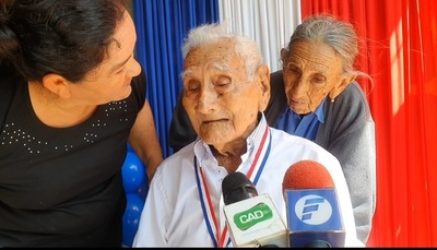 Excombatiente celebra 106 años de vida en Horqueta