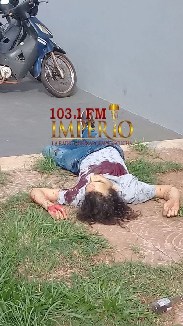 URGENTE:Homicidio ahora en Pedro Juan Caballero.