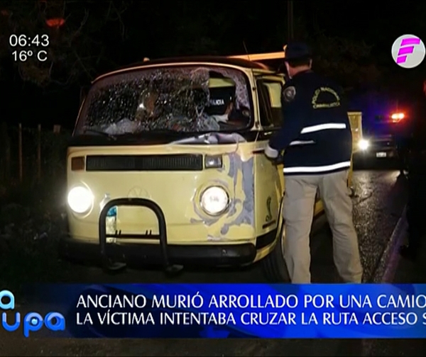 Anciano fallece atropellado en Ñemby