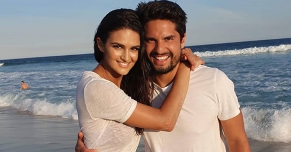 Leryn Franco y su esposo se realizaron el hisopado