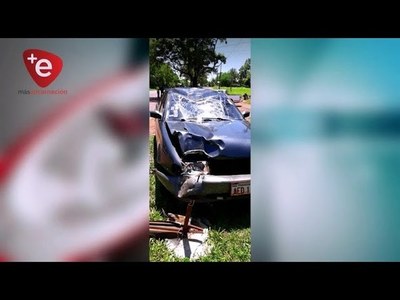 GRAVE ACCIDENTE DE TRÁNSITO OCURRIÓ EN HOHENAU