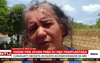 Madre pide ayuda para adquirir un acondicionador de aire