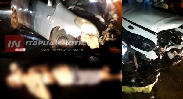 CHOQUE MÚLTIPLE SOBRE LA RUTA 1 A LA ALTURA DE CARAGUATÁ