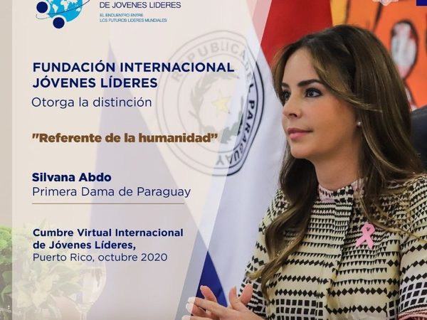 Silvana Abdo es «Referente de la Humanidad», según fundación internacional