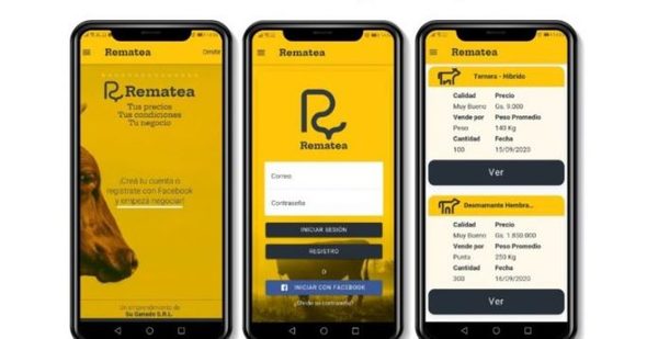 Remateá: una aplicación que ayuda a los ganaderos a cerrar negocios