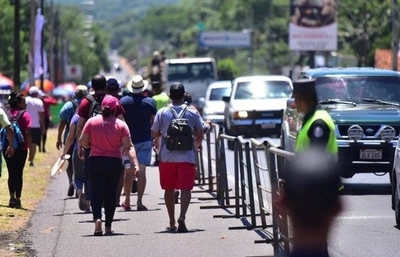HOY / Peregrinantes a Caacupé: el uso de tapabocas solo está exceptuado durante caminata