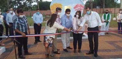 Inauguran mejoras en una plaza de Gral. Aquino - Nacionales - ABC Color