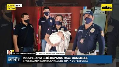 Recuperan a bebé raptada hace dos meses - Periodísticamente - ABC Color