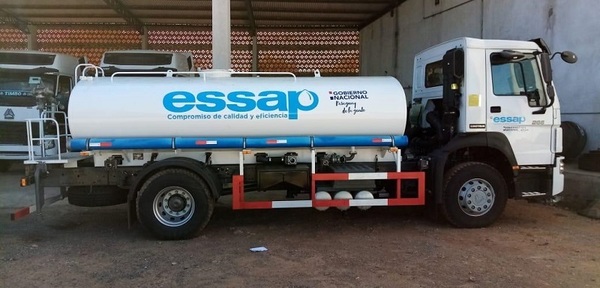 ESSAP recibe camiones Tanque Regadores adquiridos a través de Yacyretá