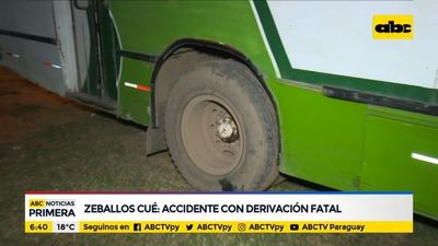 Hombre falleció tras caer de un ómnibus en Zeballos Cué - ABC Noticias - ABC Color