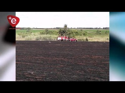 HABRIAN QUEMADO 1O HECTAREAS DE SOJA EN FEDERICO CHAVEZ