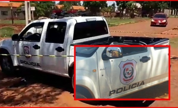 Agente policial herido tras balacera con delincuentes encapuchados