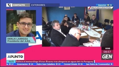 HOY / Derlis Larroza, presidente de la JLRA: “El PLRA debe cambiar aires”