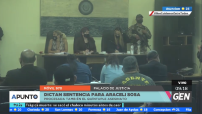 HOY / Araceli Sosa fue absuelta de culpa y pena, en el marco del juicio contra Bruno Marabel por el quíntuple homicidio