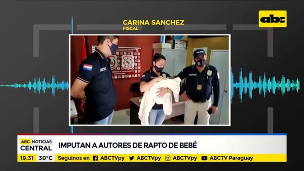 Imputan a autores de rapto de bebé - ABC Noticias - ABC Color