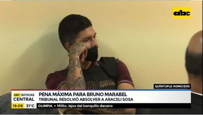 Quíntuple asesinato: Pena máxima para Bruno Marabel - ABC Noticias - ABC Color
