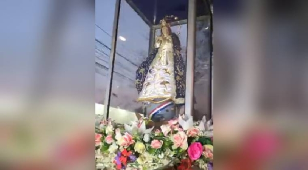 HOY / Imagen de la Virgen de Caacupé se encuentra de visita por Asunción