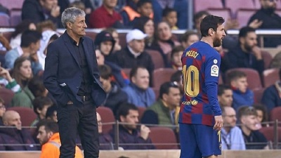 Quique Setién habla de la difícil relación que tuvo con Lionel Messi
