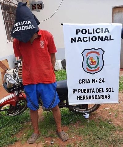 Detienen a joven y recuperan motocicleta robada - ABC en el Este - ABC Color