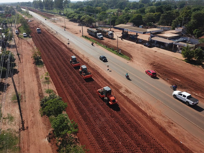 Reconstrucción de la ruta Pozo Colorado – Concepción avanza con movimiento de suelo