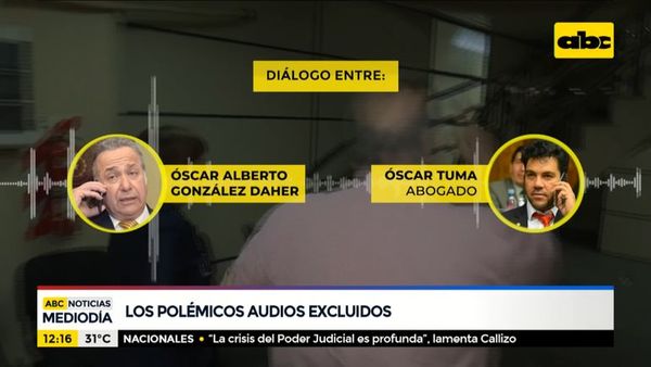 Los polémicos audios excluidos del juicio de OGD - ABC Noticias - ABC Color