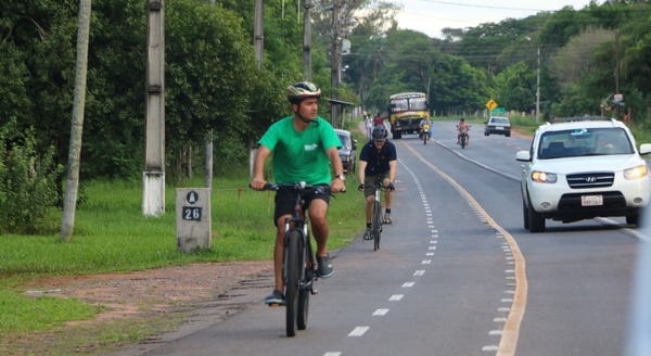 Diseñan red de 600 km de bicisendas para conectar toda el área metropolitana de Asunción