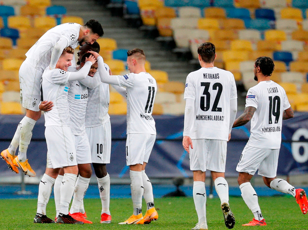 Histórica goleada del Gladbach ante el Shakhtar