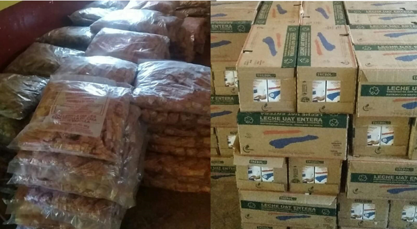 Caazapá: Continúa la distribución de merienda escolar - Noticiero Paraguay