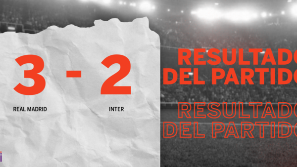 Con una mínima ventaja, Real Madrid venció a Inter en un duelo lleno de goles