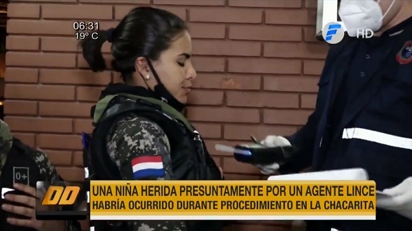 Madre denuncia que su hija fue herida de bala por agente Lince