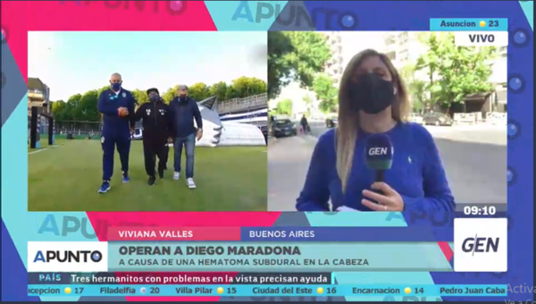 HOY / Operaron con éxito a Diego Maradona